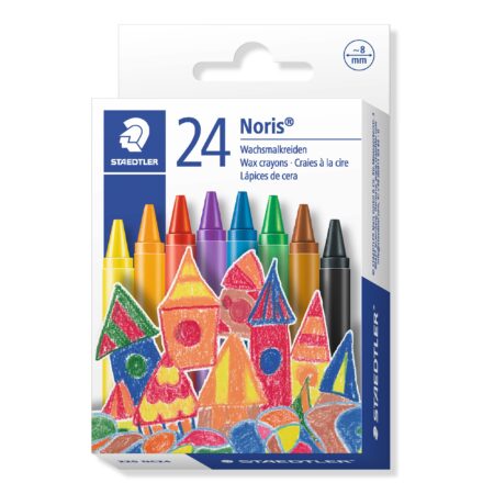 Staedtler Wax Crayon 8mm 24's