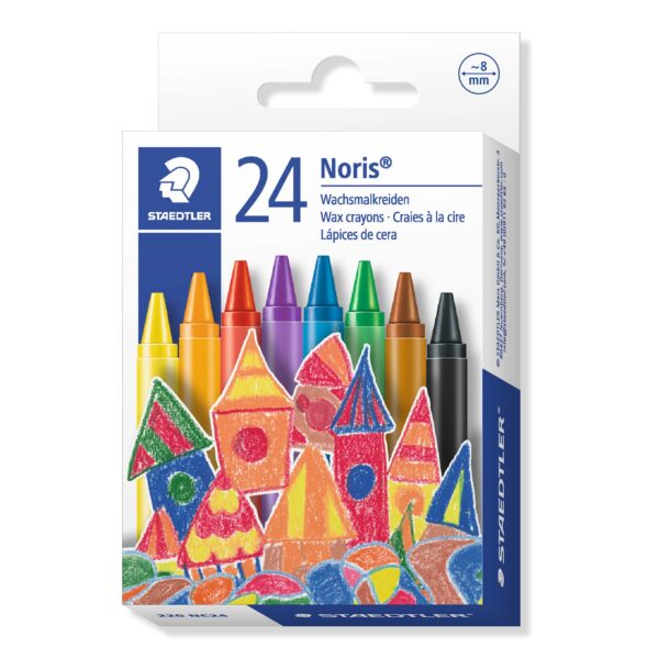 Staedtler Wax Crayon 8mm 24's
