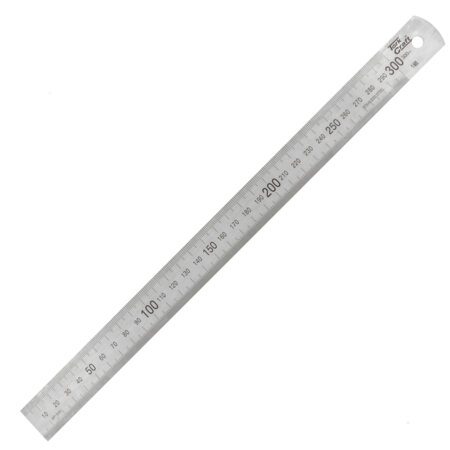 Tork Craft Stainless Steel Ruler 300 x 25 x 1.0mm