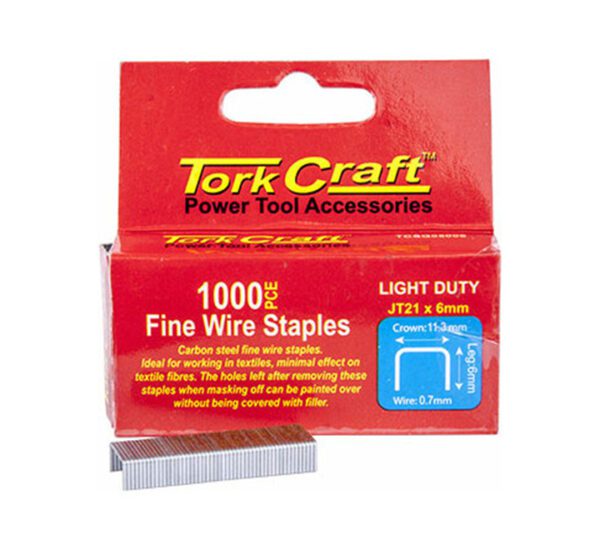 Tork Craft Staple Light Duty - Jt21 X 6mmx1000 Pieces