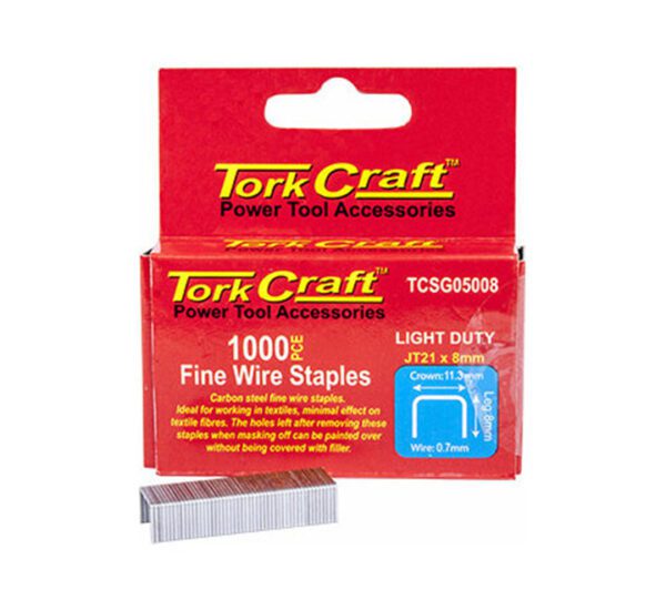 Tork Craft Staple Light Duty - Jt21 X 8mmx1000 Pieces