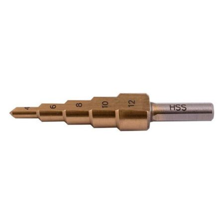 Tork Craft Step Drill HSS 4-12mmx2mm