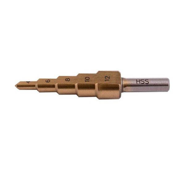 Tork Craft Step Drill HSS 4-12mmx2mm