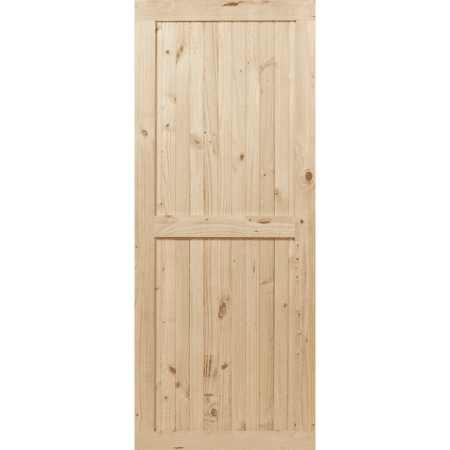 Swartland Door  - Open Back Framed  - LEDged & Braced Batten