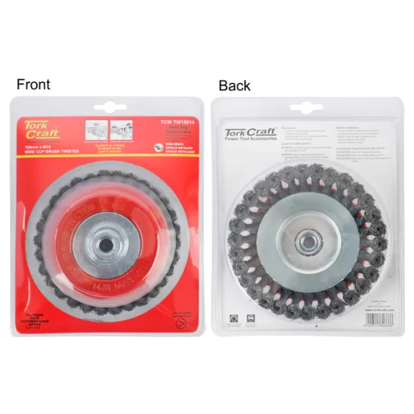 Tork Craft Wire Cup Brush Twisted 150mmxm14 Blister