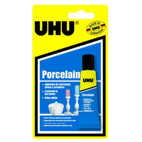 Uhu Porcelain Adhesive 13gms  Household Range Carded