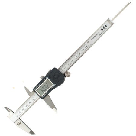 Tork Craft Vernier Digital 200mm Stainless Steel 0.01mm Frac. Acc. Abs Function. Ip54