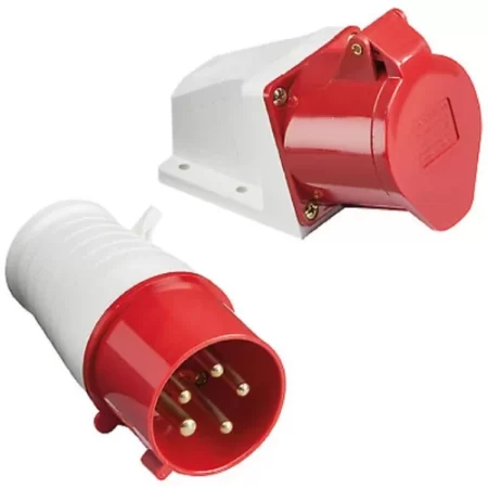 Westhomes welding socket 32 amps  5pin M +F wall