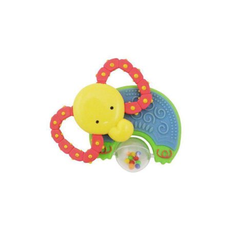 Whizzy Rattle Teether- Elephant