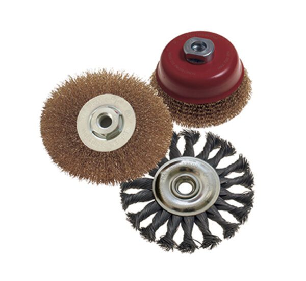 Tork Craft Wire Brush Set (3 Piece) 100mm Twist Knot Wheel