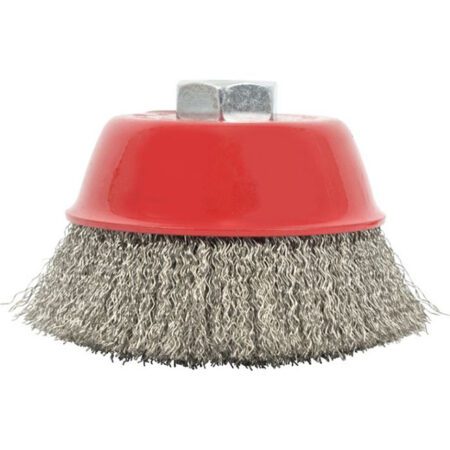 Tork Craft Wire Cup Brush 100 x M14 Crimped Stainless Steel Tcw