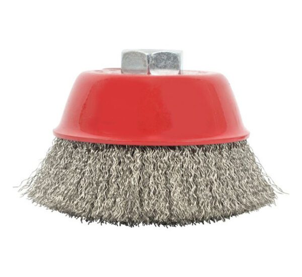 Tork Craft Wire Cup Brush 100 x M14 Crimped Stainless Steel Tcw