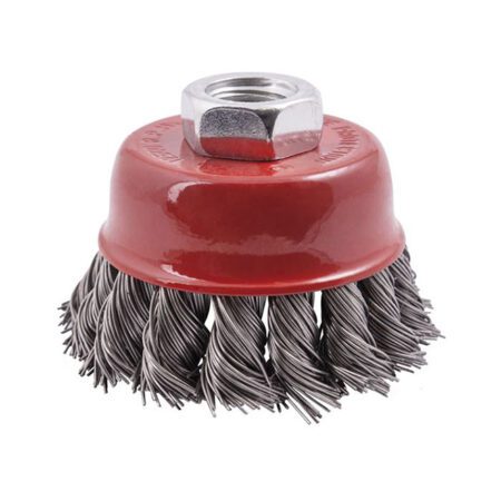 Tork Craft Wire Cup Brush  65 x M14 Knotted Stainless Steel Tcw