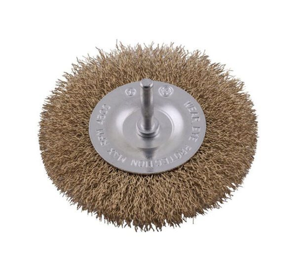 Tork Craft Wire Wheel Brush 100mmx6mm Shaft Blister