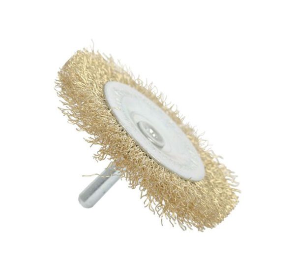 Tork Craft Wire Wheel Brush 75mmx6mm Shaft Blister