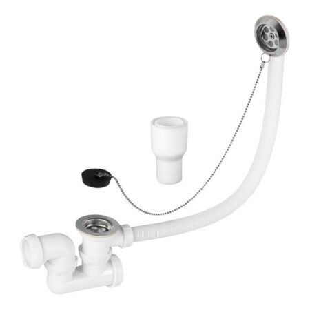 Wirquin Bath Trap + Waste Plug & Chain (SP602)
