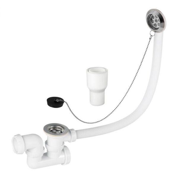 Wirquin Bath Trap + Waste Plug & Chain (SP602)