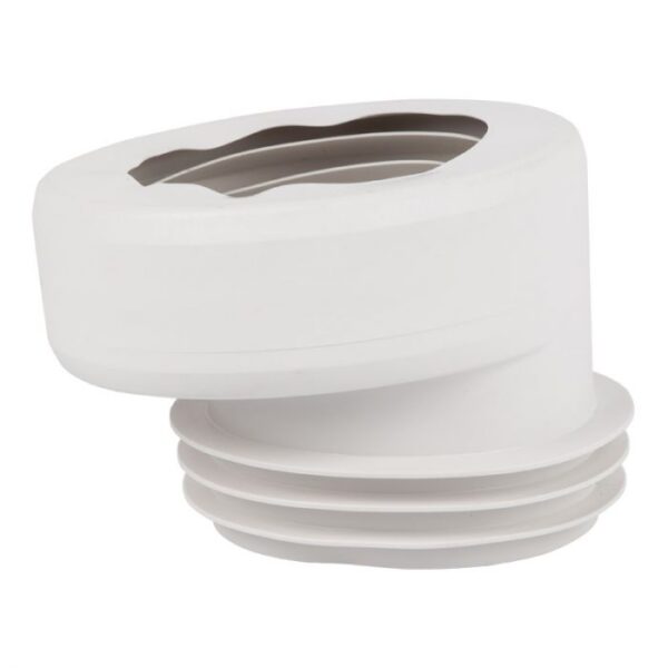 Wirquin Pan Connector Offset + Fins 110mm Ra374