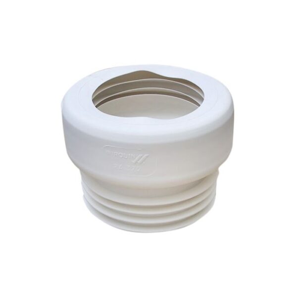 Wirquin Pan Connector Str + Fins 110mm Ra372