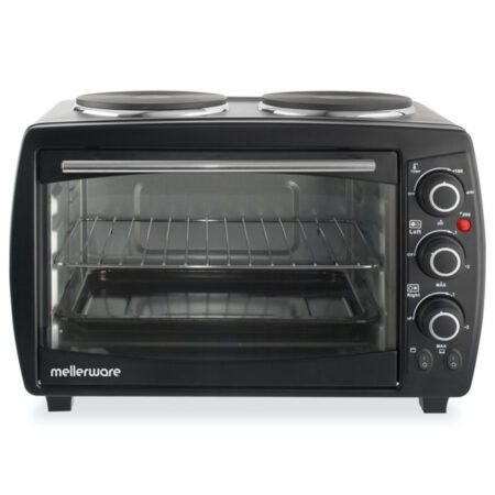 Mellerware Min Oven Hotplates Horizon 18l 2400W 27803BK