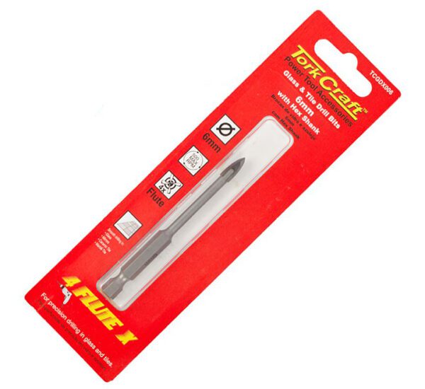 Tork Craft Glass & Tile Drill  6mm
