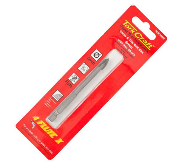 Tork Craft Glass & Tile Drill  8mm