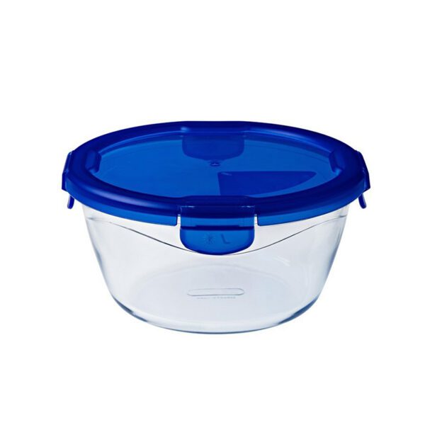 Pyrex Round Dish With Lid - 20  x 20 x 9cm - 1.6 litres