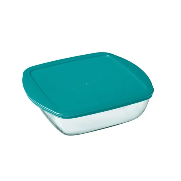 Pyrex Square Dish With Lid - 25  x 22cm - 2.2 Litres