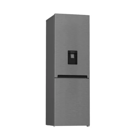 Defy Fridge/Freezer With Dispenser - 348 Litre - Metallic - DAC645
