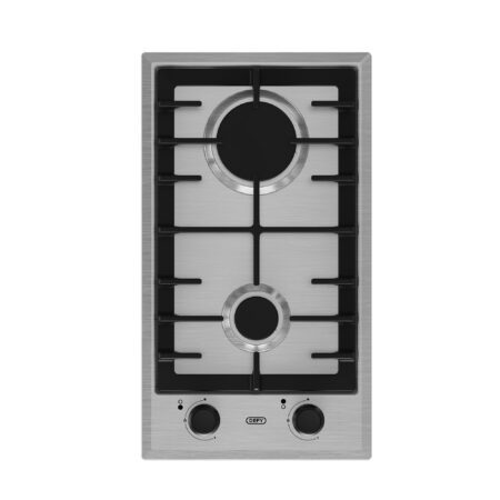 Defy Gas Hob - 2 Burner - Stainless Steel - DHG134